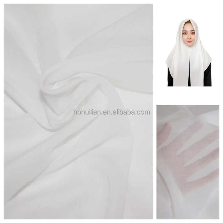 定制颜色涤纶头巾面料非洲穆斯林男女头巾